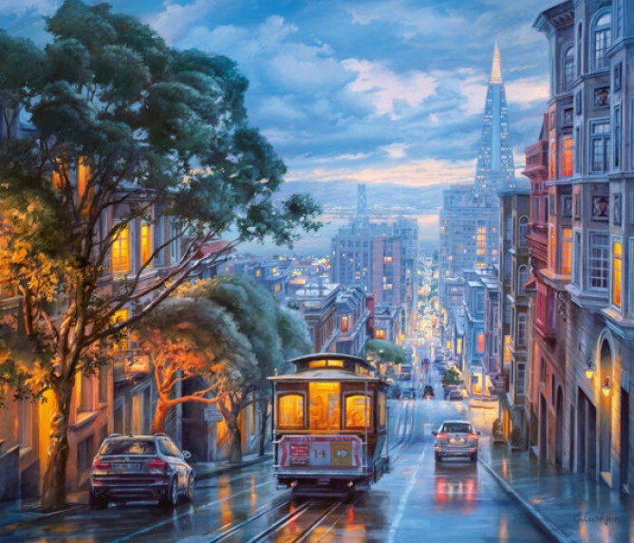 Puzzle - Cherry Pazzi - Seară după ploaie